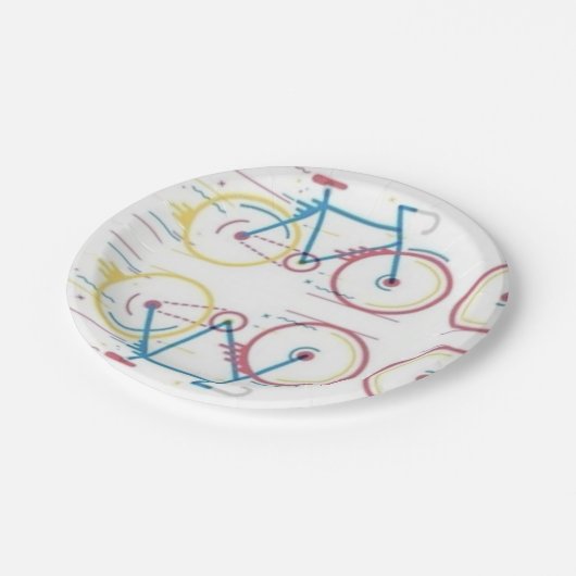 Radpapierplatte Pappteller (Schrägansicht)