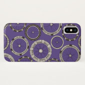 Radrad Violett Case-Mate iPhone Hülle (Rückseite (Horizontal))