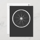 Radreifen Mountainbike-Rad Postkarte (Vorne/Hinten)