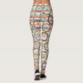 Radreifen Streifen Leggings (Rückseite)