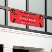 Radrennen Banner (Äußeres Gebäude)