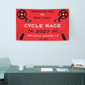 Radrennen Banner (Messeveranstaltung)