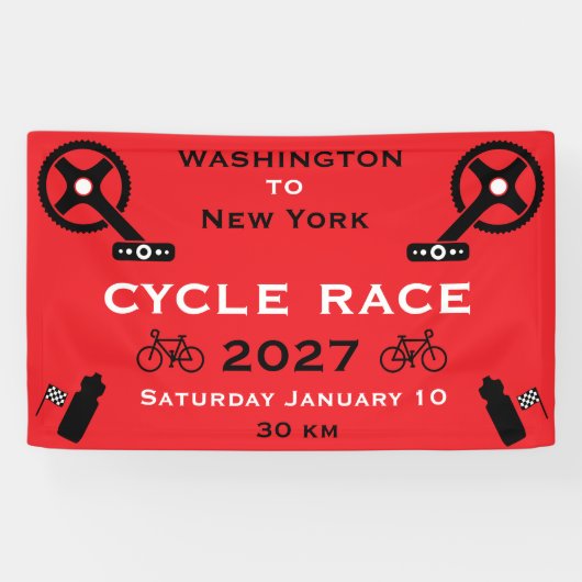 Radrennen Banner (Horizontal)