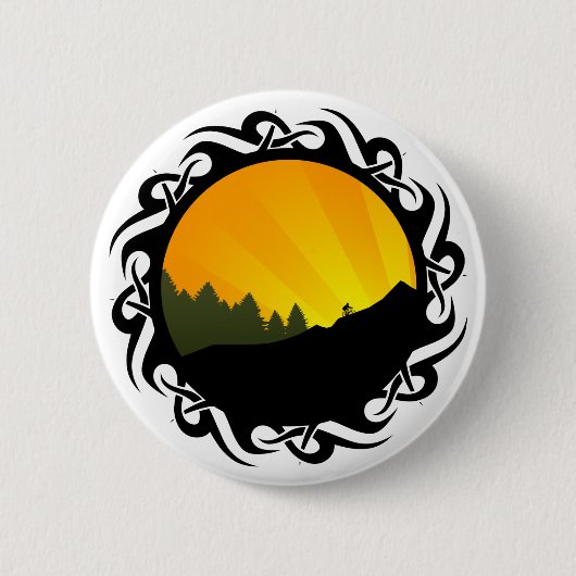 Radrennen Button (Vorderseite)