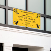 Radrennen Finish Banner (Äußeres Gebäude)