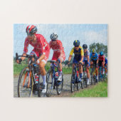 Radrennen in Tour de France Jigsaw Puzzle (Horizontal)
