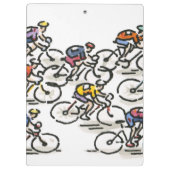 Radrennen Klemmbrett (Rückseite)