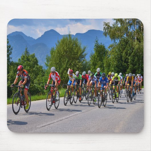 Radrennen Mousepad (Vorne)