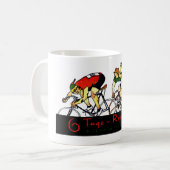 Radrennen-Plakat 1914 Kaffeetasse (Vorderseite Links)