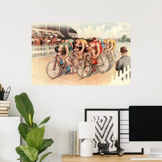 Radrennen Poster (Heimbüro)