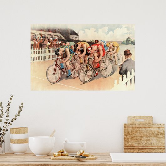 Radrennen Poster (Küche)