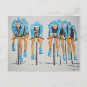Radrennen Postkarte (Vorderseite)