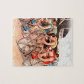 Radrennen Puzzle (Horizontal)