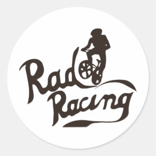 Radrennen Runder Aufkleber