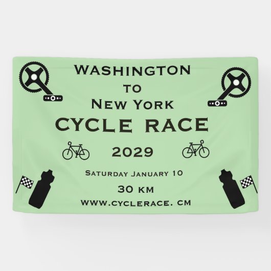 Radrennen Start Banner (Horizontal)