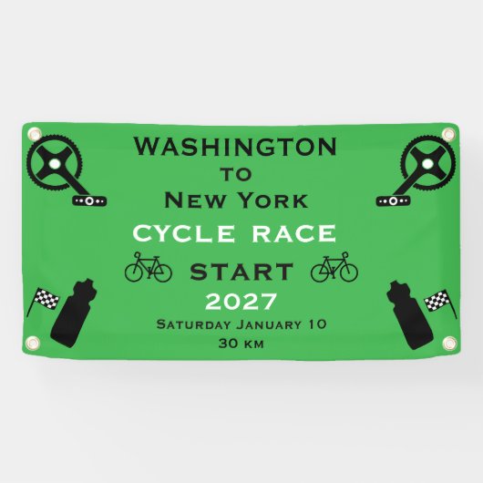 Radrennen Start Banner (Horizontal)