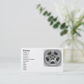 Radrennen-Visitenkarte Visitenkarte (Stehend Vorderseite)