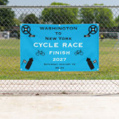 Radrennen Ziel Banner (Insitu)
