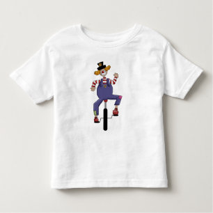 Radrennen Zirkus Clown Kleinkind T-shirt