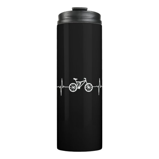 Radrenner/Fahrrad/Fahrer/Fahrrad Thermosbecher (Vorderseite)