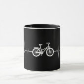Radrenner - Fahrrad-Liebe Tasse (Zentrum)