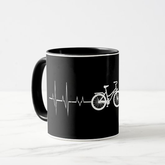 Radrenner - Fahrrad-Liebe Tasse (Vorderseite Links)