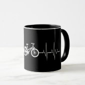 Radrenner - Fahrrad-Liebe Tasse (VorderseiteRechts)