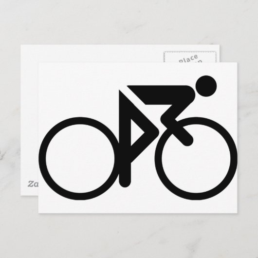 Radrenner Postkarte (Vorne/Hinten)