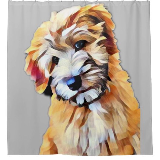 Radshund Duschvorhang (Vorderseite)