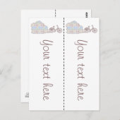 Radsport Aarhus, 2x Lesezeichen Postkarte (Vorne/Hinten)