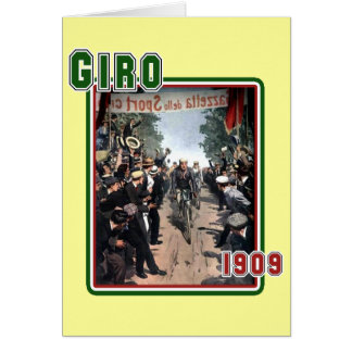 Radsport Giro 1909 Italien Flagge Retro Vintage Ku