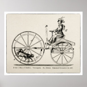 Radsport-Kunst, Energie und Lokation Print Poster