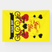Radsport-Paar romantisches Geschenk Banner (Horizontal)
