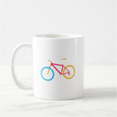 Radsport Popart für Radfahrer und Biker Kaffeetasse (Links)