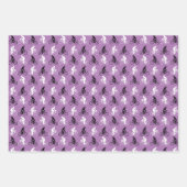 Radsport-Thema Pink Lila Gray Geschenkpapier Set (Vorderseite 2)