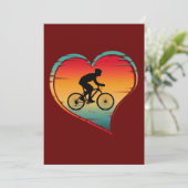 Radsportübung Einladung (Stehend Vorderseite)