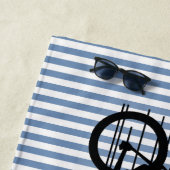 Radstreifen Design Strandtuch (Beispiel)