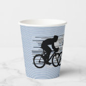 Radstreifen Designpapierbecher Pappbecher (Vorderseite)