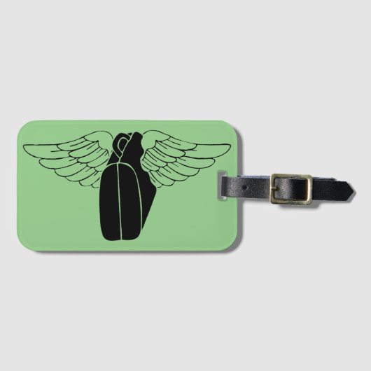 Radtag Freitag Gepäckmarke Gepäckanhänger (Vorderseite (Horizontal))