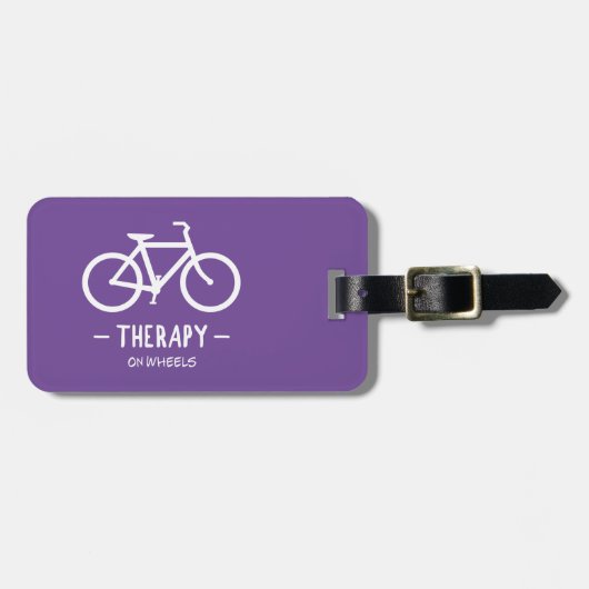 Radtherapie Gepäckanhänger (Vorderseite horizontal)