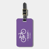 Radtherapie Gepäckanhänger (Vorderseite vertikal)