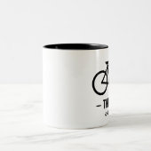 Radtherapie Zweifarbige Tasse (Mittel)