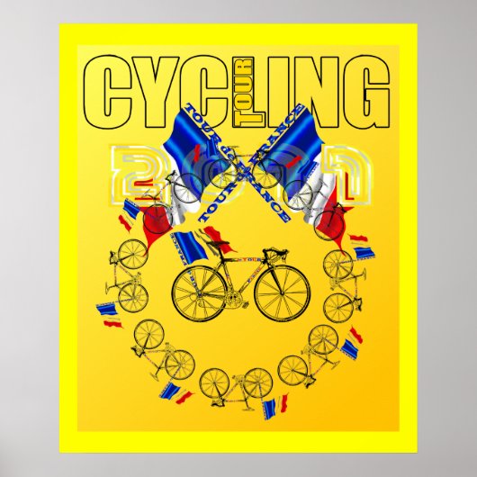 Radtour 2011 Tour de France Sportfan Poster (Vorne)