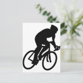 Radtour de france Rennrad Postkarte (Stehend Vorderseite)
