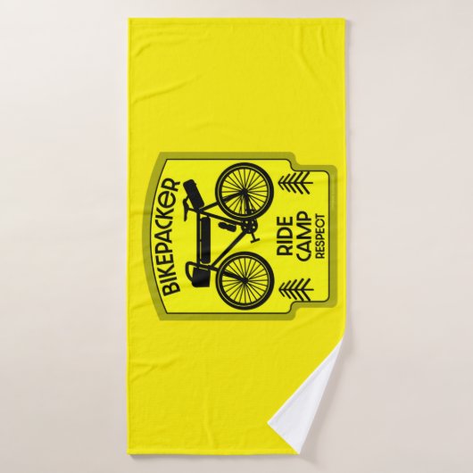 Radtour in der Natur Badehandtuch (Badehandtuch)