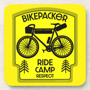 Radtour in der Natur Getränkeuntersetzer