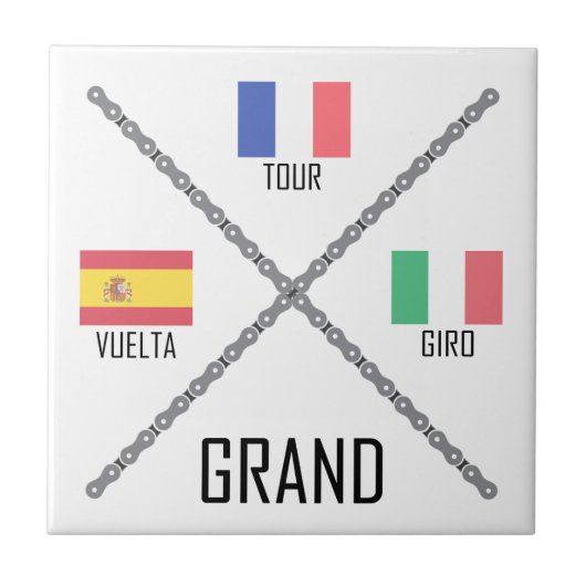 Radtouren Fliese (Vorderseite)