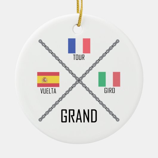 Radtouren Keramikornament (Vorne)