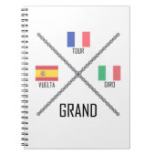 Radtouren Notizblock (Vorderseite)