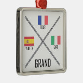 Radtouren Ornament Aus Metall (Rechts)